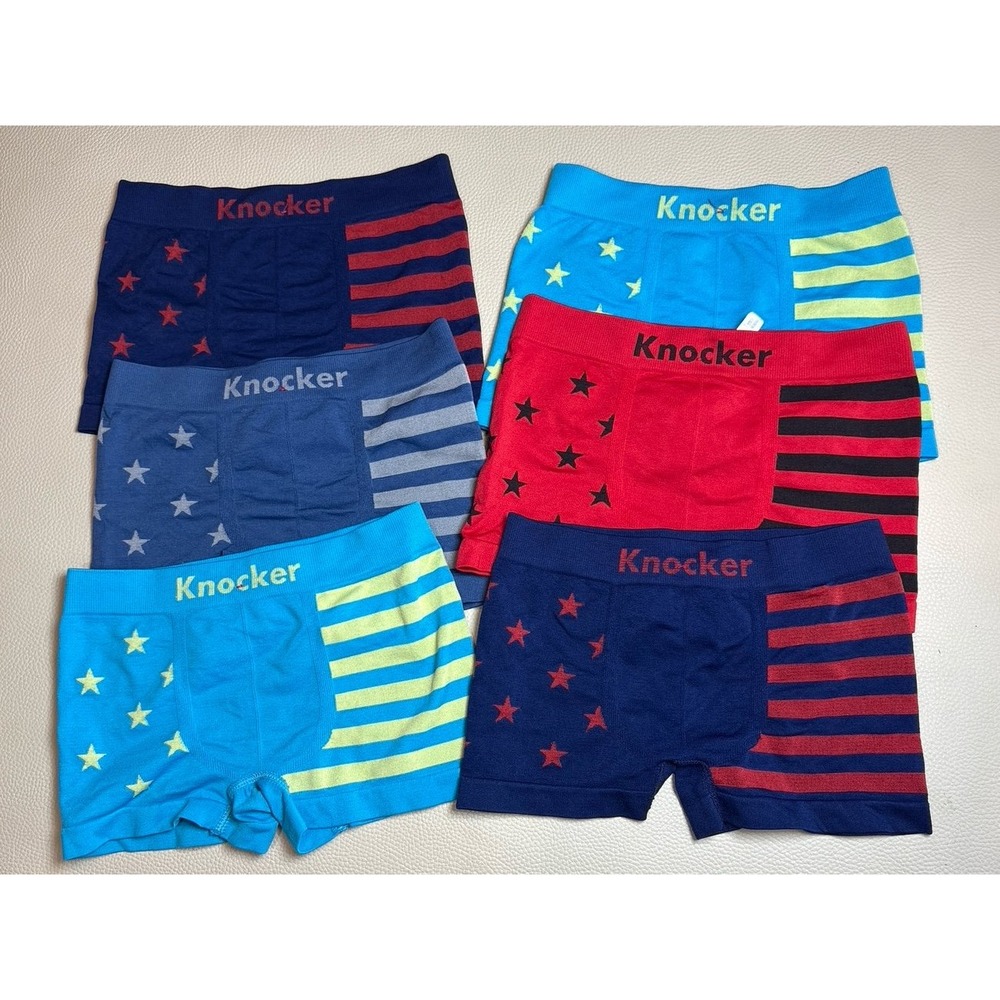 Boys Size SMALL Knocker Underwear 6 Pack. NWOT. Nylon & spandex, seamless, comfy